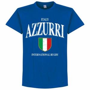 【予約RET11】【国内未発売】RE-TAKE ラグビーイタリア代表 Tシャツ ブルー【Rugby/ワールドカップ/Azzurri/Italy】ネコポス対応可能｜mundial