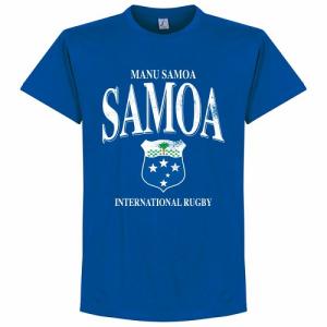 【予約RET11】【国内未発売】RE-TAKE ラグビーサモア代表 Tシャツ ブルー【Rugby/ワールドカップ/SAMOA】ネコポス対応可能｜mundial