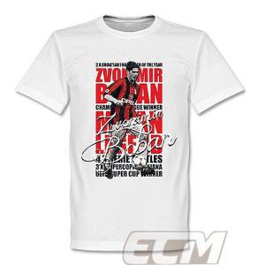 【予約RET01】RE-TAKE ズボミニール・ボバン ACミラン  レジェンドＴシャツ ホワイト【サッカー/BOBAN/クロアチア代表/AC Milan】ネコポス対応可能｜mundial