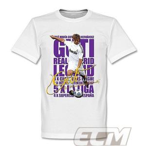 【予約RET01】RE-TAKE グティ  レアルマドリード  レジェンドＴシャツ ホワイト【サッカー/Real Madrid/スペイン代表/Guti】ネコポス対応可能｜mundial