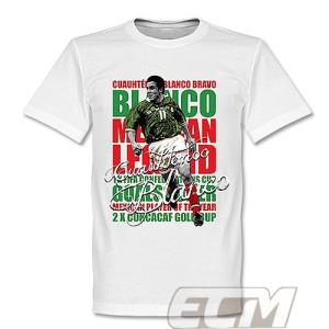 【予約RET01】RE-TAKE ブランコ　メキシコ代表  レジェンドＴシャツ　ホワイト【サッカー/Mexico/メキシコ代表/Blanco】ネコポス対応可能｜mundial