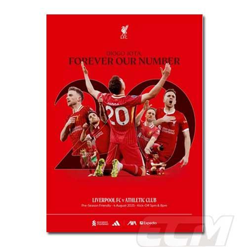 【PRO11】【国内未発売】リバプールFC 対アスレティックビルバオ 2025 プレシーズン プログ...