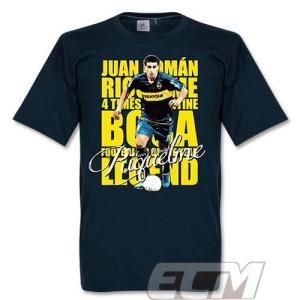 【予約RET01】RE-TAKE リケルメ  レジェンドＴシャツ ネイビー【サッカー/ボカジュニアーズ/アルゼンチン代表/Riquelme/BOCA】ネコポス対応可能｜mundial