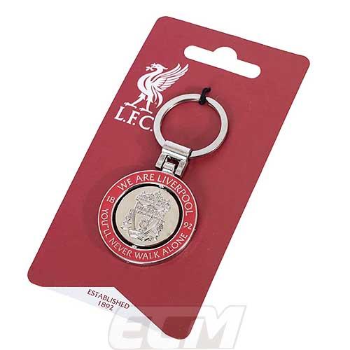 ECM25【国内未発売】リバプールFC クレストスピナーキーリング【サッカー/プレミアリーグ/Liv...