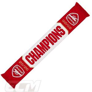ECM16】【国内未発売】アーセナル 25-26 CHAMPIONS 優勝記念 マフラー