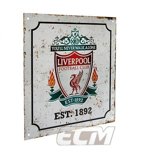【ECM25】【国内未発売】リバプールFC オフィシャル クレストレトロサイン【プレミアリーグ/サッ...