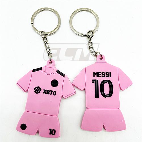 【国内未発売】メッシ マイアミFC ユニフォームキーホルダー【MLS/キーリング/アルゼンチン代表/...