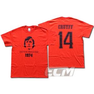 ヨハン・クライフ レジェンドＴシャツ DUTCH MASTER オレンジ