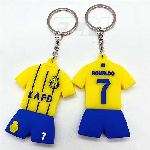 【国内未発売】クリスティアーノ・ロナウド アルナスル ユニフォームキーホルダー【サウジアラビアリーグ...