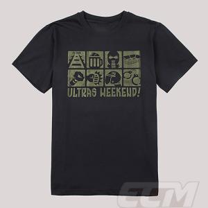 【予約TFO01】【国内未発売】Ultras-Tifo “Ultras Weekend” Ｔシャツ ブラック【サッカー/サポーター/応援Ｔシャツ/ウルトラス】 ネコポス対応可能｜mundial