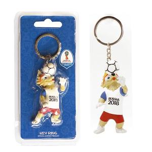 FIFA公式 ロシアワールドカップ 3Dマスコットキーチェーン