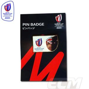【SALE20%OFF】【RWC35723】ラグビーワールドカップ2023フランス 公式 大会ロゴピンバッジ ホワイト ニュージーランド【Rugby/ブレイブジャパン/ジェイミージャ
