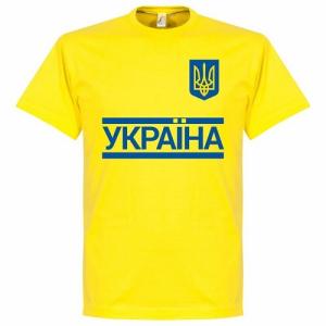 RE-TAKE ウクライナ代表 Ｔシャツ イエローネコポス対応可能