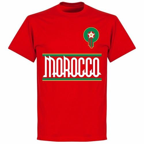 【予約RET06】RE-TAKE モロッコ Team Tシャツ レッド【サッカー/モロッコ代表/ハキ...
