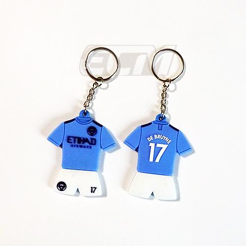 【国内未発売】デ・ブライネ マンチェスターシティ ユニフォームキーホルダー【プレミアリーグ/キーリン...