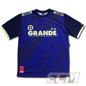 【SALE30%OFF】GRANDE ZENRA SAVANNA トランスファープラクティスシャツ ネイビーxイエロー【グランデ/サッカー/フットサル/サポーター/トレーニング】GRN2014AW｜mundial