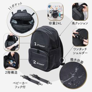 マザーズバッグ リュック レディース 軽量 お...の詳細画像1