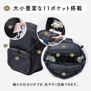 マザーズバッグ リュック レディース 軽量 お...の詳細画像4