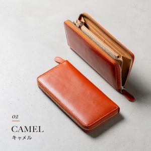 長財布 メンズ ブランド 本革 薄い ラウンド...の詳細画像3