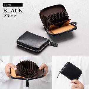 爆買 二つ折り財布 じゃばら メンズ 牛本革 ...の詳細画像2