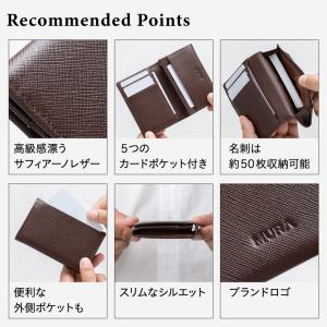 名刺入れ メンズ カード入れ 本革 ブランド ...の詳細画像1