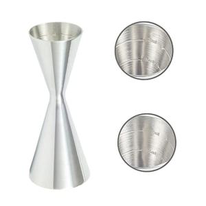 メジャーカップ 30ml / 45mlジガーカップ 目盛り付き ，小頭10 ，20，30mlスケール 大頭15，30，45mlスケール