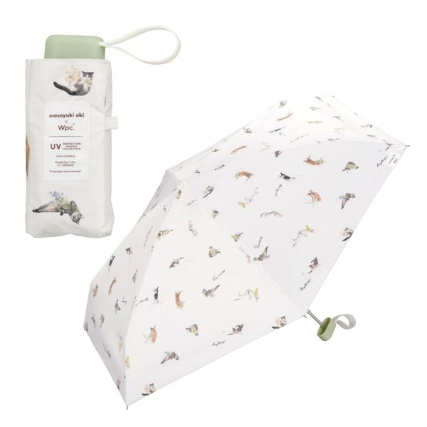 2025Wpc. 日傘 沖昌之×Wpc. 晴雨兼用遮光アンブレにゃん オフ 遮光率100%/UVカッ...