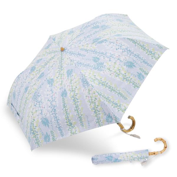 小川(Ogawa) 日傘 折りたたみ傘 レディース 和柄 藤 畳みやすい 晴雨兼用 雨傘 完全遮光 ...