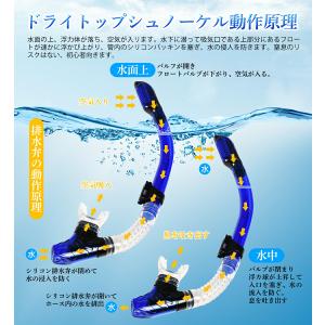 シュノーケル セット 大人用 マスク スノーケ...の詳細画像5