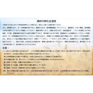 自動孵卵器 孵化器 インキュベーター 鳥類専用...の詳細画像2