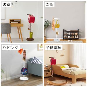 ポールハンガー コートハンガー 木製 キッズ ...の詳細画像2