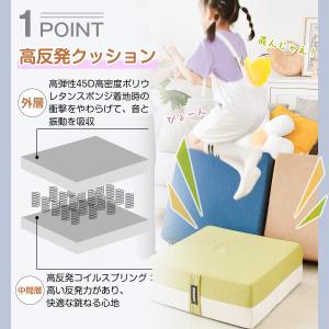 トランポリン クッション 大型 高反発 室内用...の詳細画像3