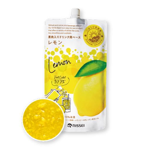 日世 ごほうび果樹園 レモン 500g 8袋 1ケース 業務用 ドリンク用ベース カクテルベース 果...