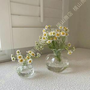 ガラス 花瓶 フラワーベース インテリア 小さい 一輪挿し