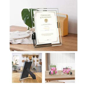 額縁 A4 賞状入れ 写真立て 透明 シルバー...の詳細画像2