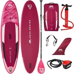 CORAL AQUA MARINA インフレータブル スタンドアップパドルボード SUP パドル付 BT-21COP ピンク