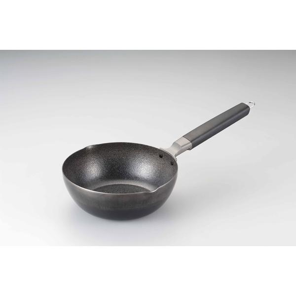 ガス・IH対応 ファイバーライン加工 鉄製深型いため鍋20cm 33847【安心の日本製】
