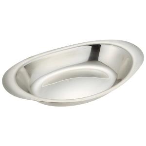 イケダ IKD 18-8ステンレス カレー皿 大 日本製 ステンレス 食器 金沢