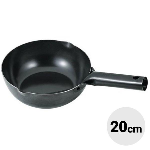 カンダ　IH北京鍋 20cm 001230 Φ215mm×深さ70mm×底厚t=1.6m【頑張って送...