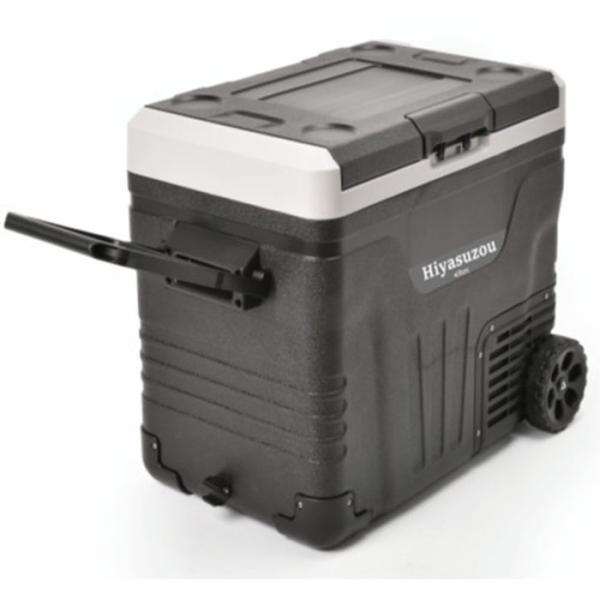 AC/DC 車載兼用 ポータブル冷凍冷蔵庫 Hiyasuzou 冷やす蔵 50L PRF-50FHビ...