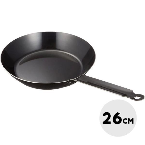 カンダ　鉄厚板フライパン 26cm　018140　Φ26cm×板厚2.0mm