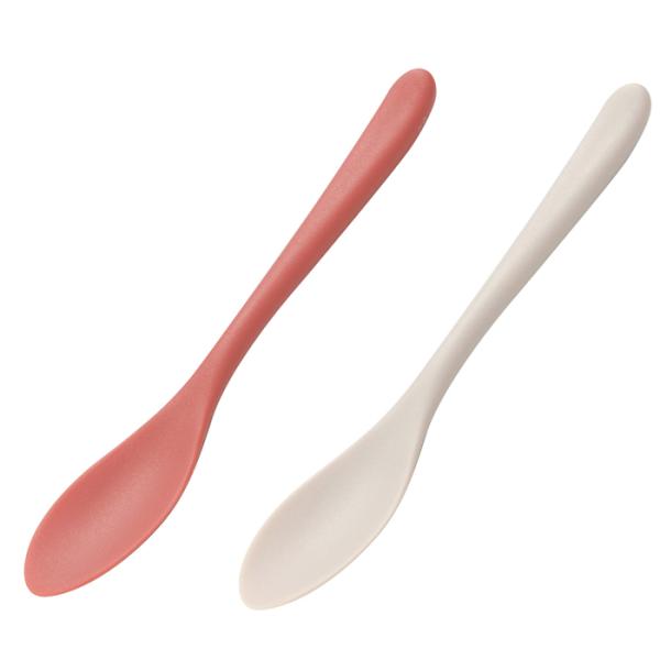 まいにち使いたいちょこっと調理スプーン 小 レッド・グレー CH-2129-2130 何本あっても嬉...