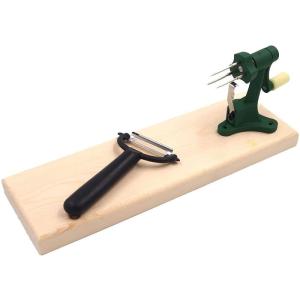 手動式　柿の皮むき器　台付・ピーラー付