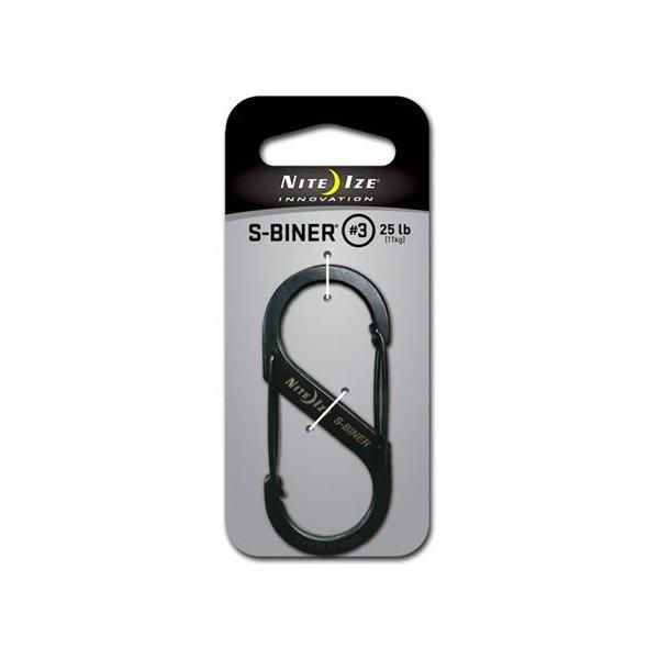 NITE IZE　エスビナー　サイズ＃3　ブラックチタン　NI00738　※メール便で発送致します