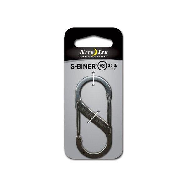 NITE IZE　エスビナー　サイズ＃3　ステンレスシルバー 　NI00744　※メール便発送