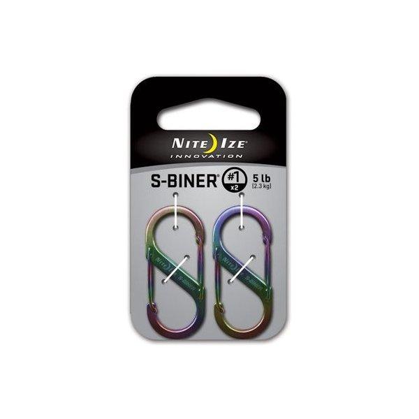 NITE IZE　エスビナー　サイズ＃1　2個セット　スペクトラム 　NI00838　※メール便発送