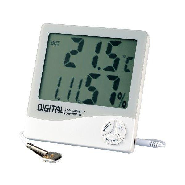 EMPEX　デカデジV （デジタル湿度計／内・外温度計／時計／カレンダー）TD-8130