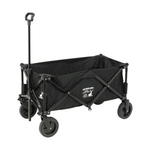 キャプテンスタッグ UL-1031 CSブラックラベル 収束型4輪キャリー アウトドアワゴン（約）：幅1,010×奥行490×高さ980mm