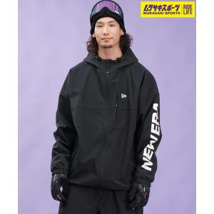 早期購入 NEW ERA ニューエラ スノーボード ウェア ジャケット ユニセックス JK LOGO ムラサキスポーツ 24-25モデル LL E9｜murasaki