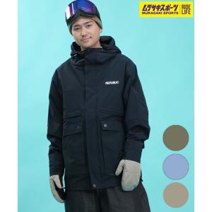 早期購入 REPUBLIC リパブリック スノーボード ウェア ジャケット ユニセックス JK LUV SIC PARKA 24-25モデル｜murasaki